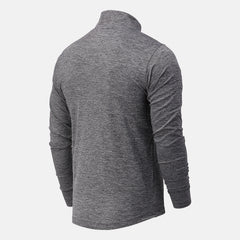 Black Heather NYC Marathon Fortitech Quarter Zip / New Balance Men