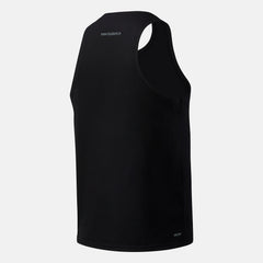 Black Accelerate Singlet / New Balance Men