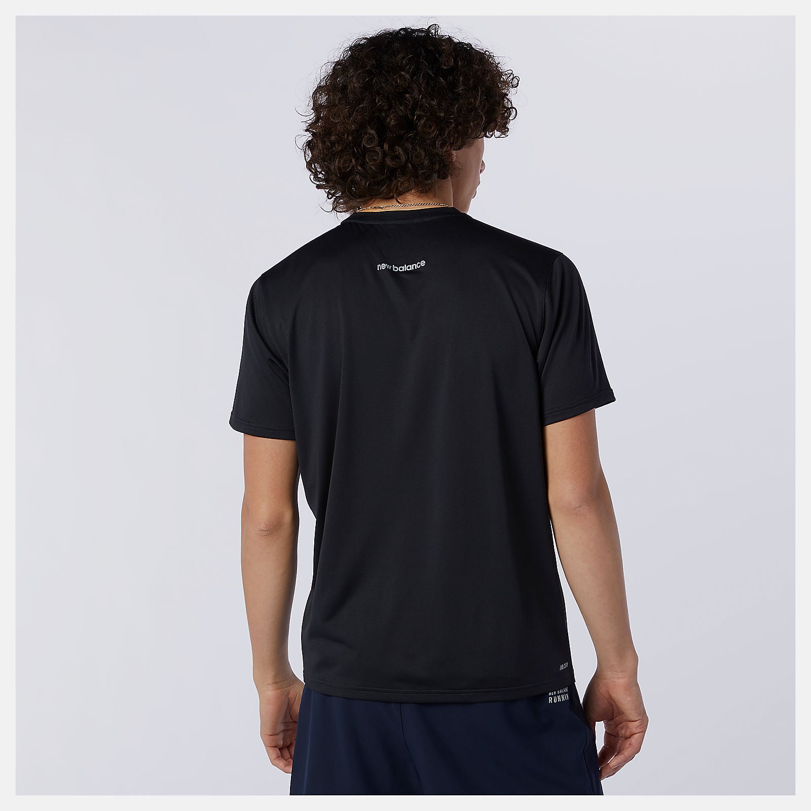 Black Accelerate Short Sleeve / New Balance Men