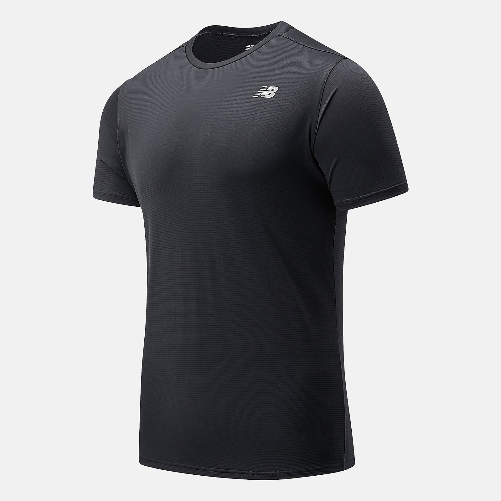 Black Accelerate Short Sleeve / New Balance Men