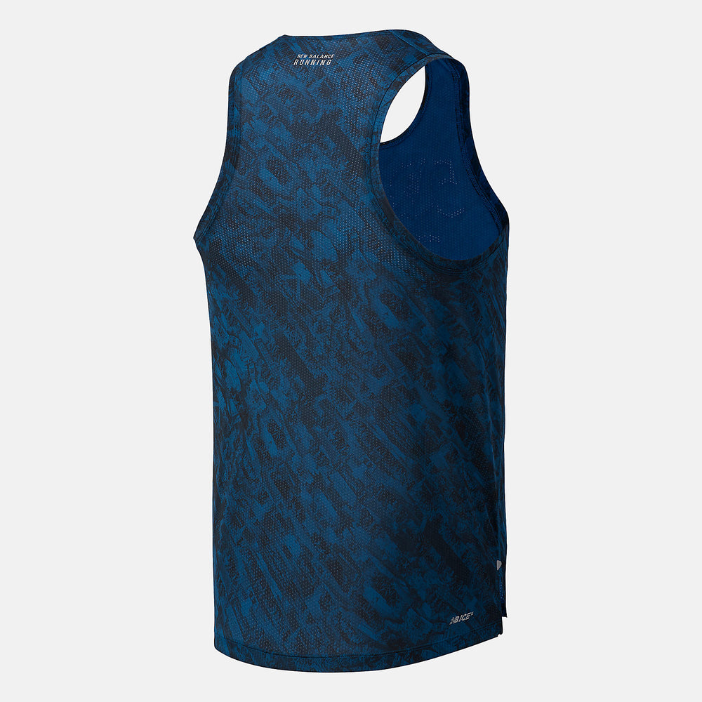Rogue Wave NYC Marathon Printed Impact Run Singlet / New Balance Men
