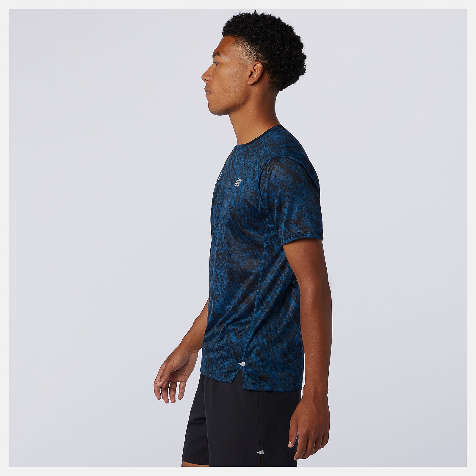 Rogue Wave NYC Marathon Printed Impact Run Short Sleeve / New Balance Men