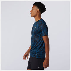 Rogue Wave NYC Marathon Printed Impact Run Short Sleeve / New Balance Men