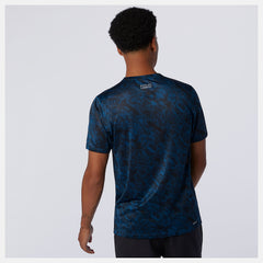 Rogue Wave NYC Marathon Printed Impact Run Short Sleeve / New Balance Men