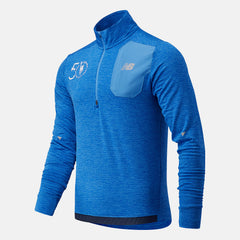 Faded Cobalt NYC Marathon Impact Run Grid Back Half Zip / New Balance Men