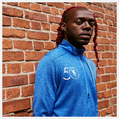 Faded Cobalt NYC Marathon Impact Run Grid Back Half Zip / New Balance Men
