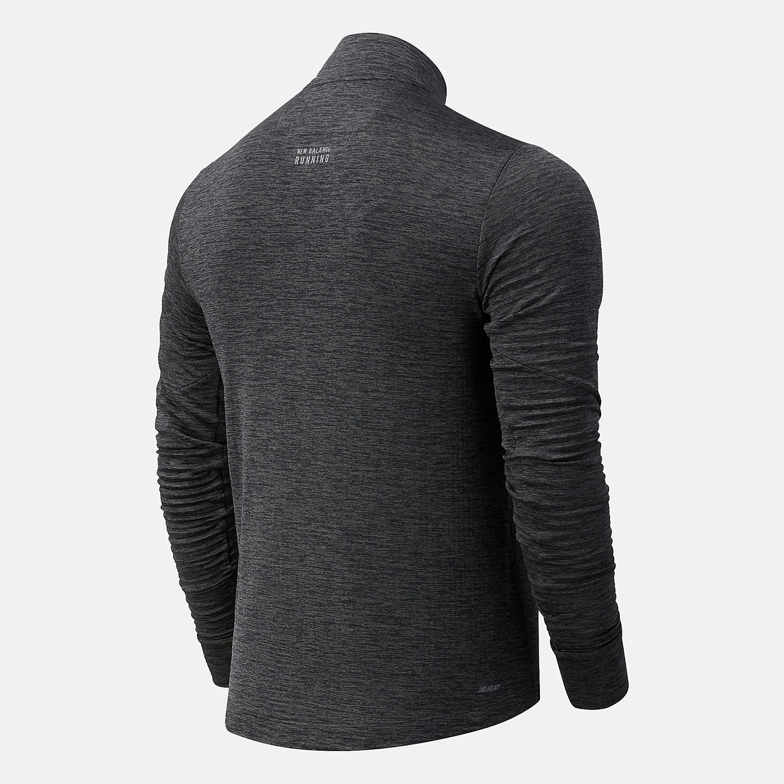 Heather Charcoal NYC Marathon Impact Run Grid Back Half Zip / New Balance Men