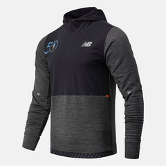 Heather Charcoal NYC Marathon Impact Run Grid Back Hoodie / New Balance Men