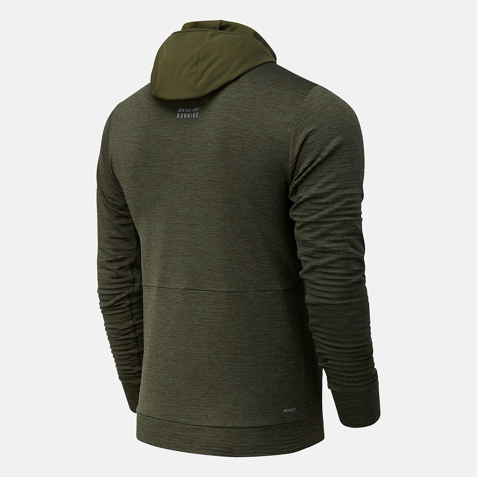 Oak Leaf Green NYC Marathon Impact Run Grid Back Hoodie / New Balance Men