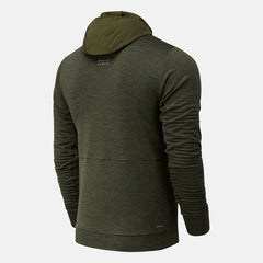 Oak Leaf Green NYC Marathon Impact Run Grid Back Hoodie / New Balance Men
