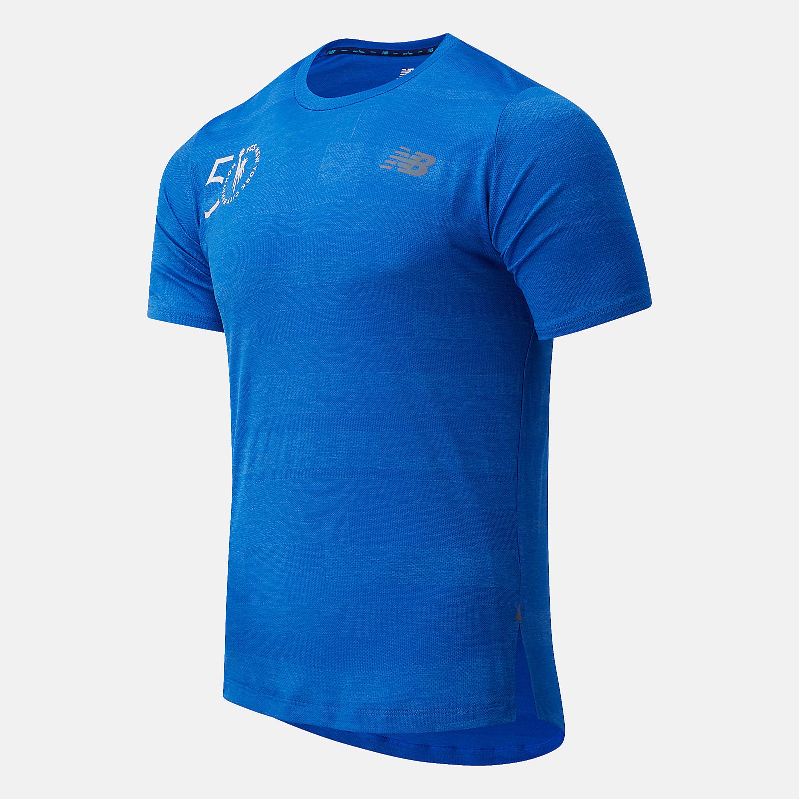 Faded Cobalt NYC Marathon Q Speed Fuel Jacquard Short Sleeve / New Balance Men