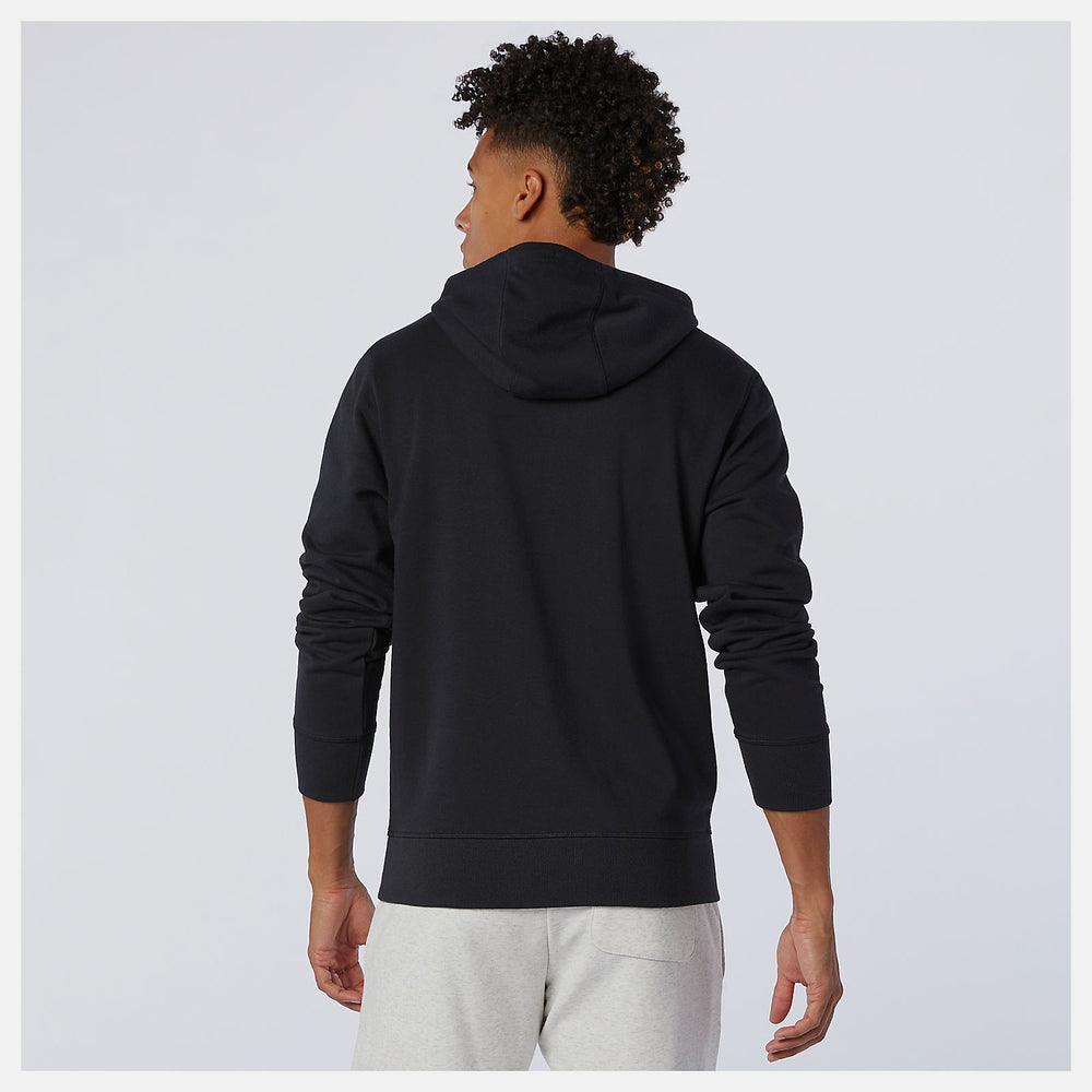 Black NB Essentials Stacked Logo Po Hoodie / New Balance Men