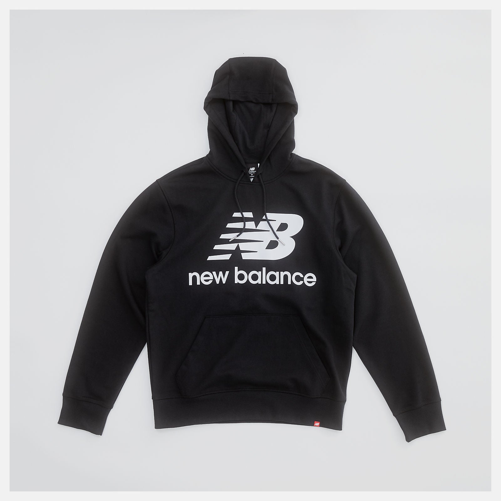 Black NB Essentials Stacked Logo Po Hoodie / New Balance Men
