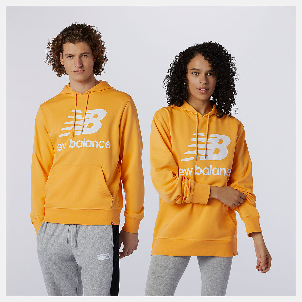 Habanero NB Essentials Stacked Logo Po Hoodie / New Balance Men