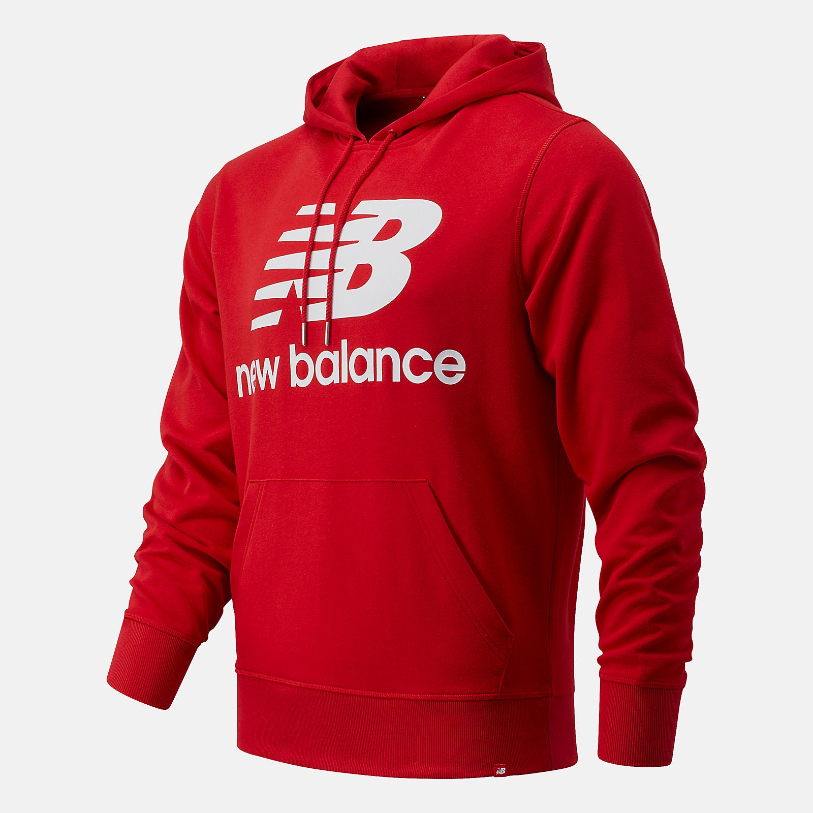 Team Red Inline NB Essentials Stacked Logo Po Hoodie / New Balance Men