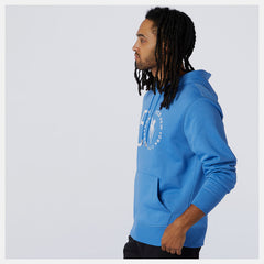 Faded Cobalt NYC Marathon Essentials Stacked Logo Po Hoodie / New Balance Men