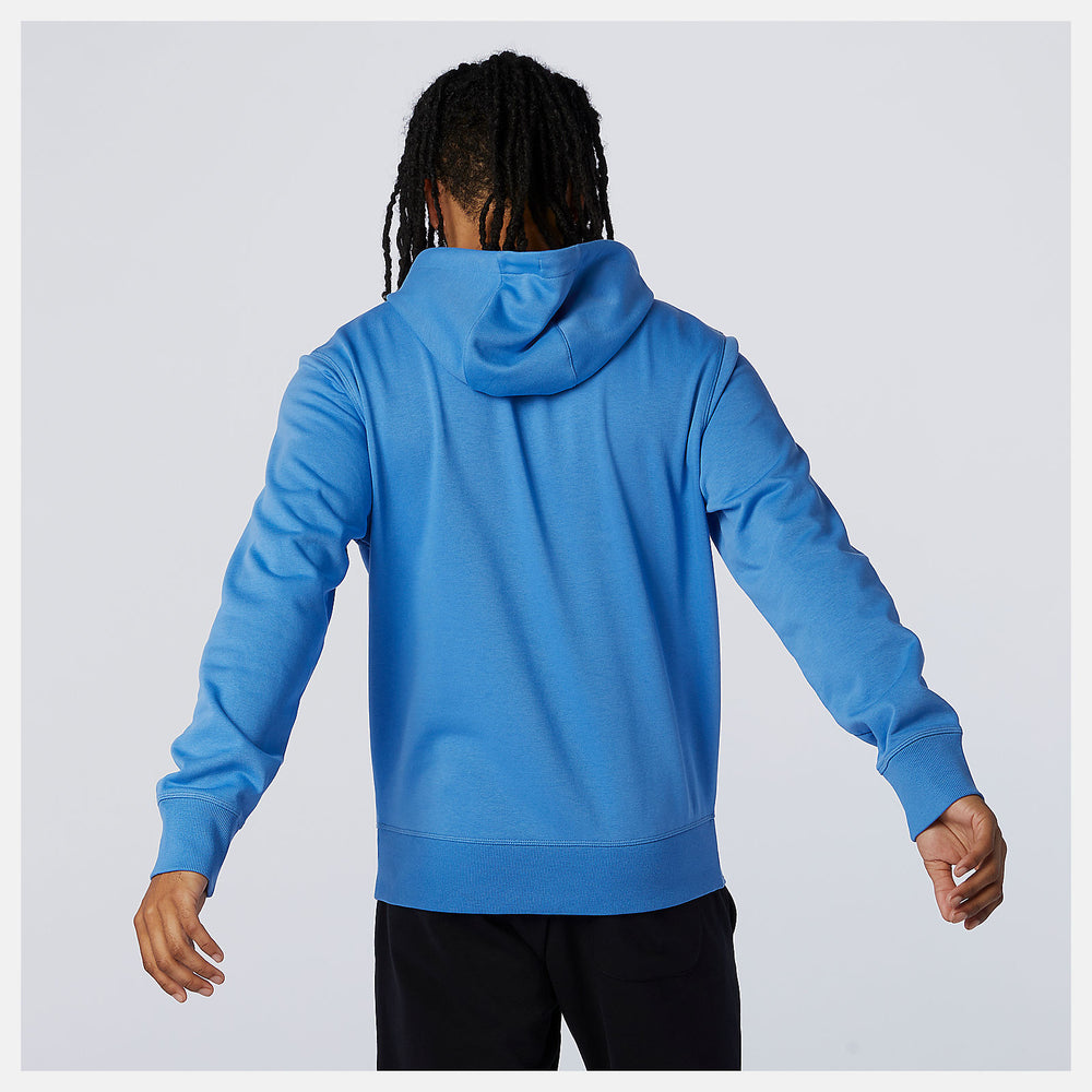 Faded Cobalt NYC Marathon Essentials Stacked Logo Po Hoodie / New Balance Men
