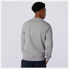 Athletic Grey NB Essentials Stacked Logo Crew / New Balance Men