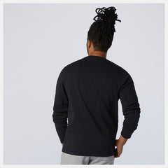 Black NB Essentials Stacked Logo Crew / New Balance Men