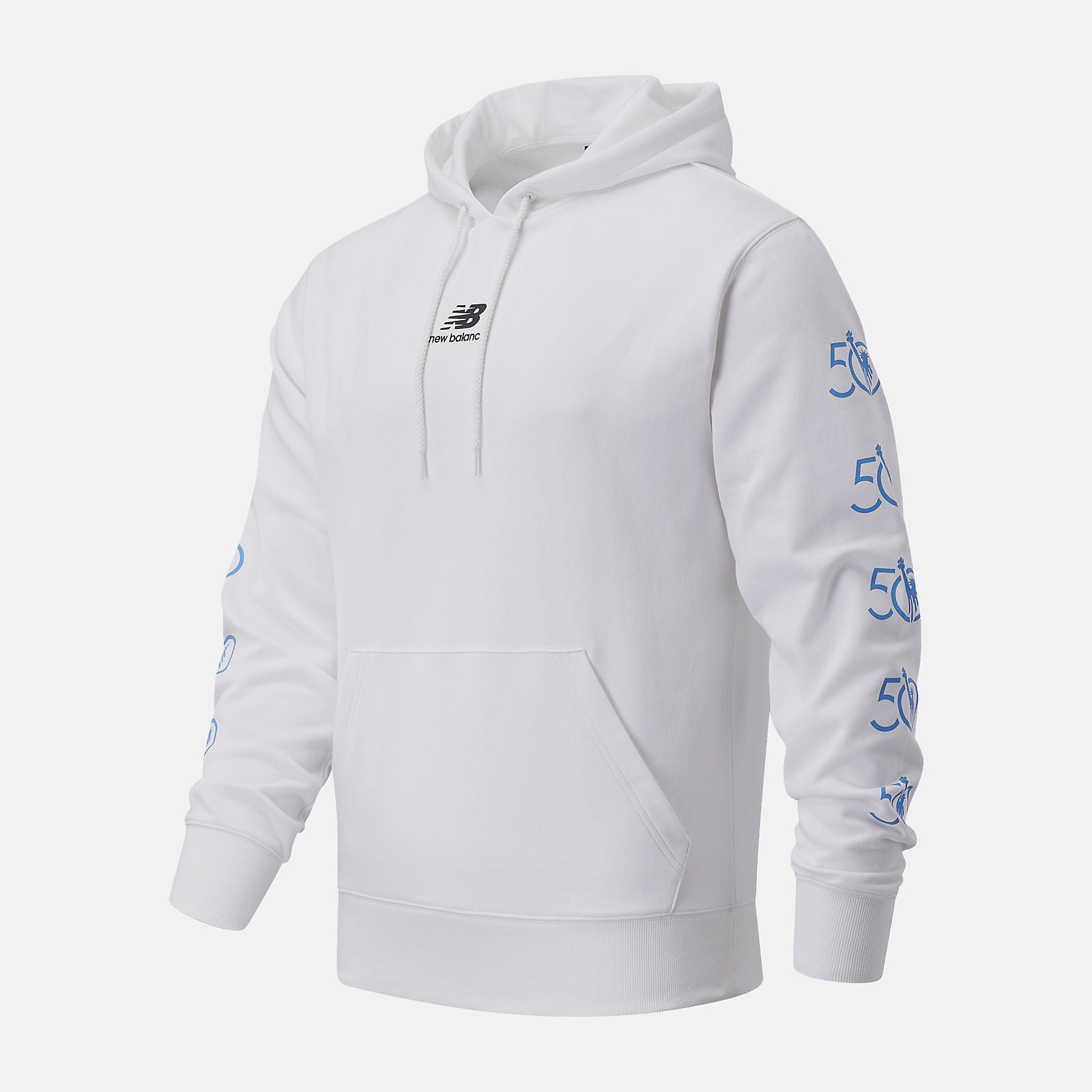 White NYC Marathon Essentials Stack Pack Hoodie / New Balance Men