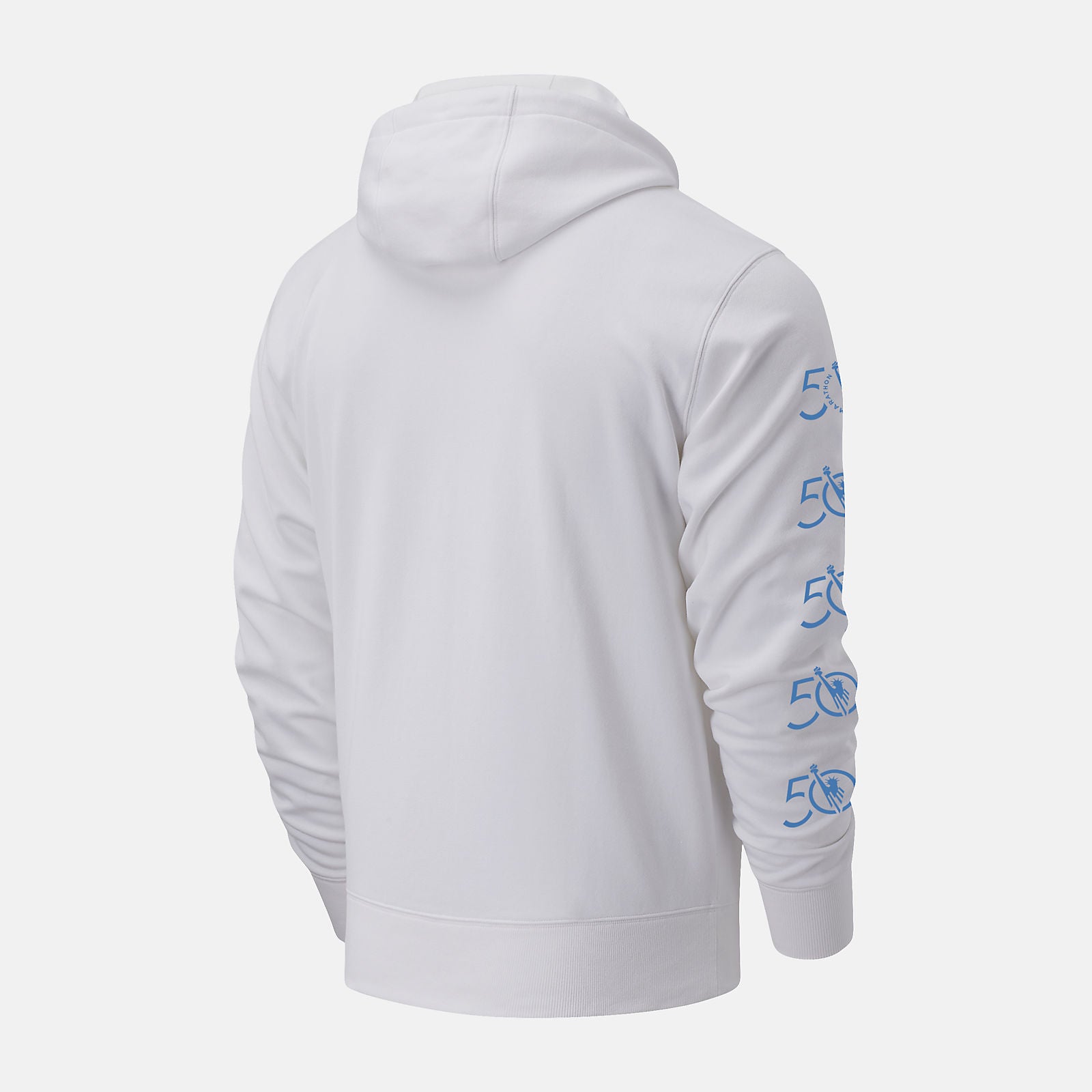 White NYC Marathon Essentials Stack Pack Hoodie / New Balance Men