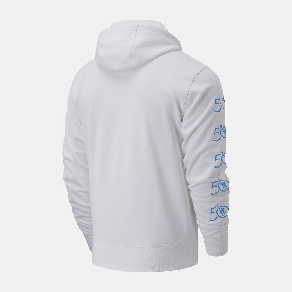 White NYC Marathon Essentials Stack Pack Hoodie / New Balance Men