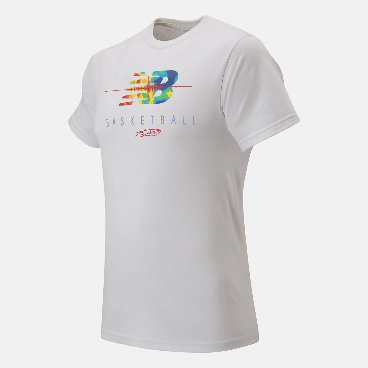 White NB Seismic Moment Tee / New Balance Men