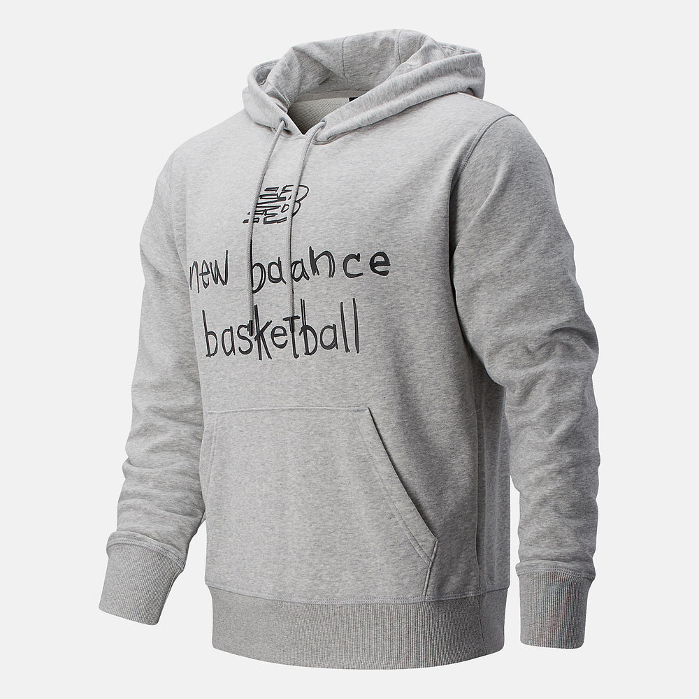 Athletic Grey NB Swish Hoodie / New Balance Men