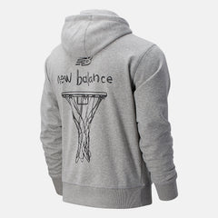 Athletic Grey NB Swish Hoodie / New Balance Men