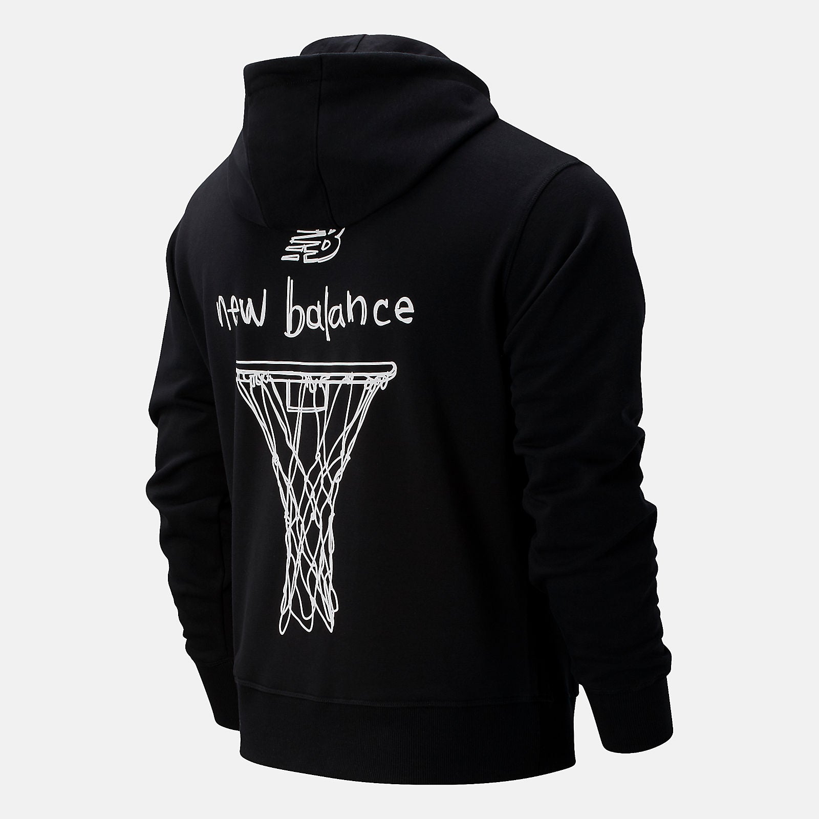 Black NB Swish Hoodie / New Balance Men