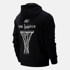 Black NB Swish Hoodie / New Balance Men