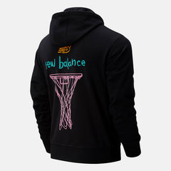 Black Multi NB Swish Hoodie / New Balance Men