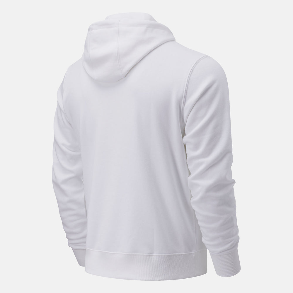 White NB Seismic Hoodie / New Balance Men