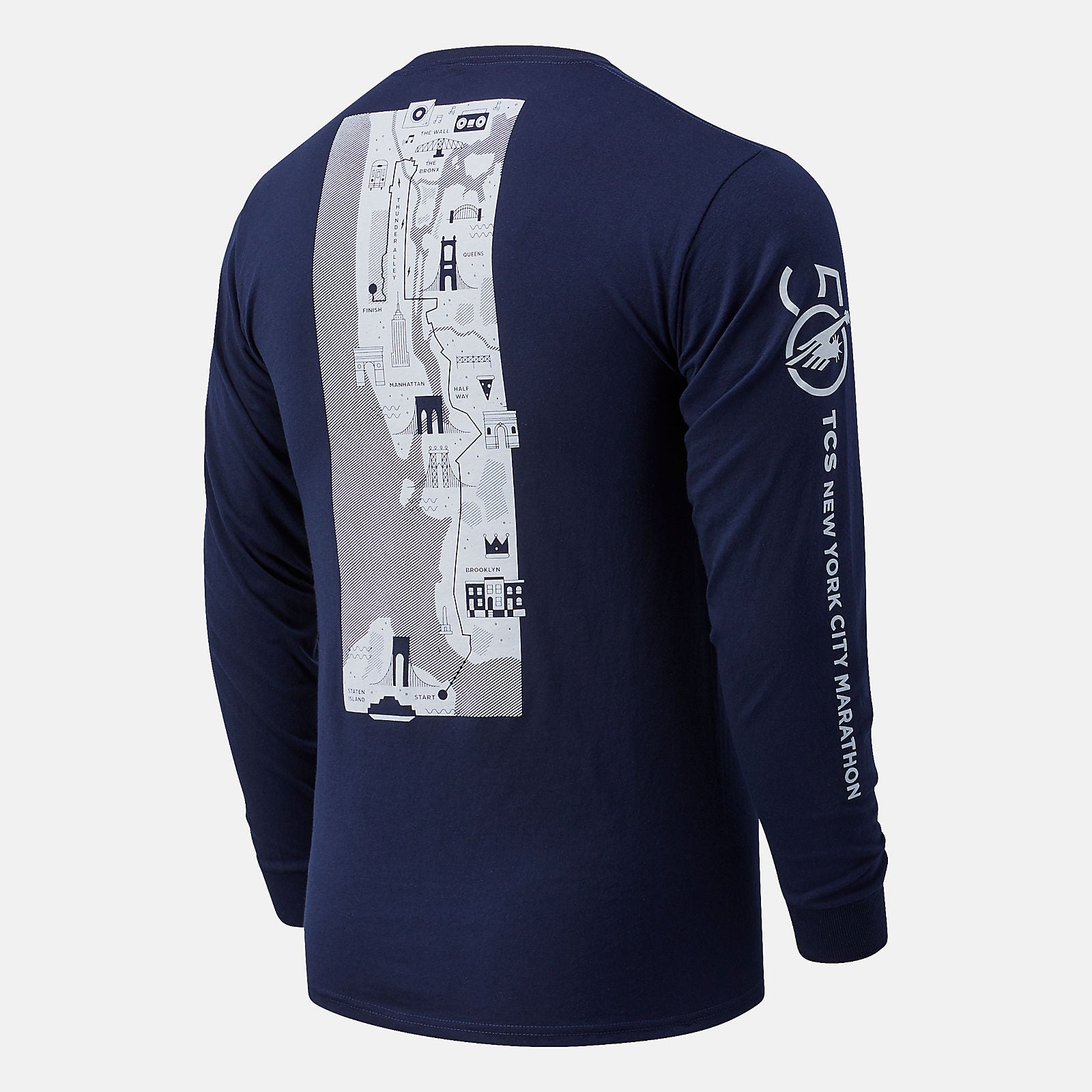 Pigment NYC Marathon Map Long Sleeve / New Balance Men