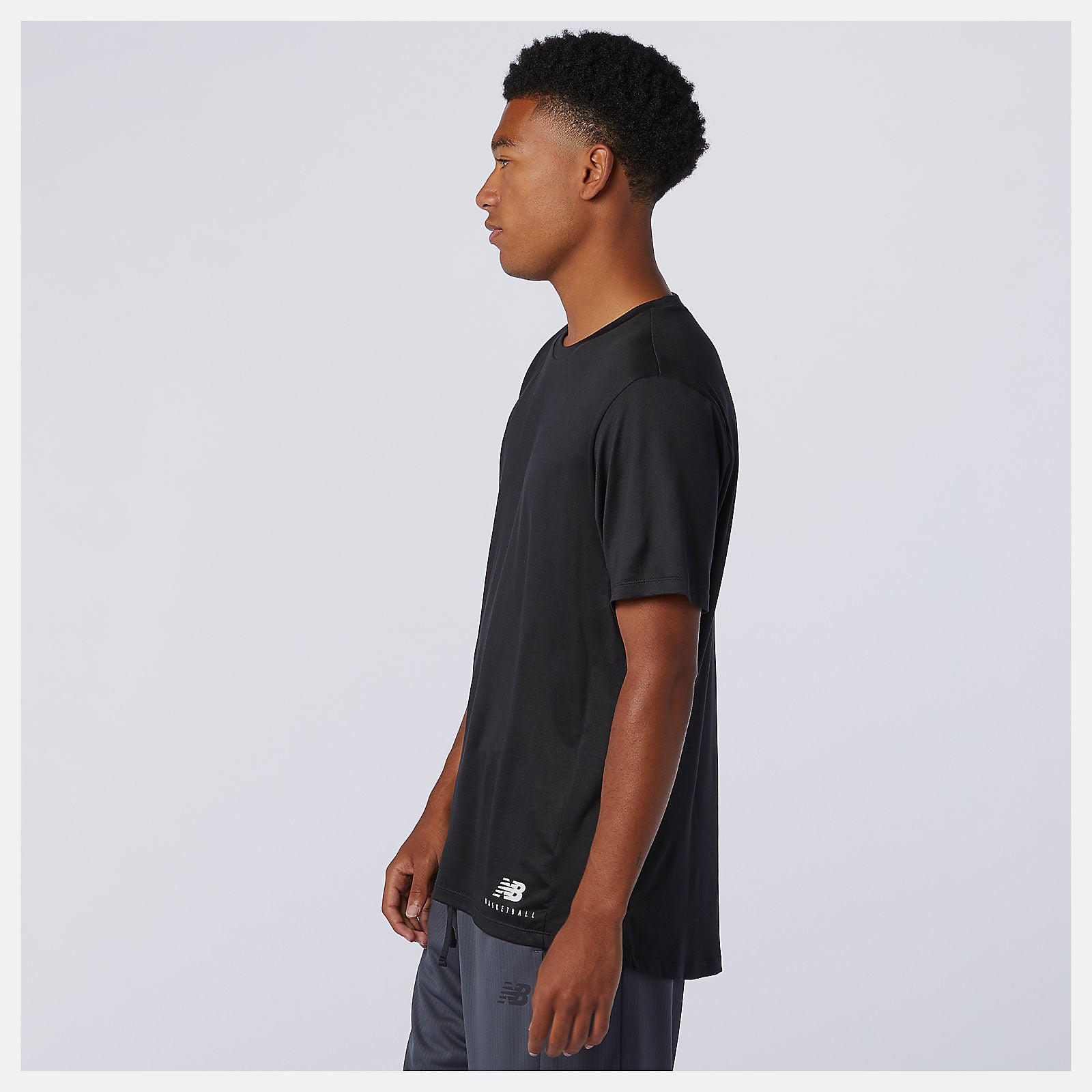 Black NB ISO Performance Tee / New Balance Men