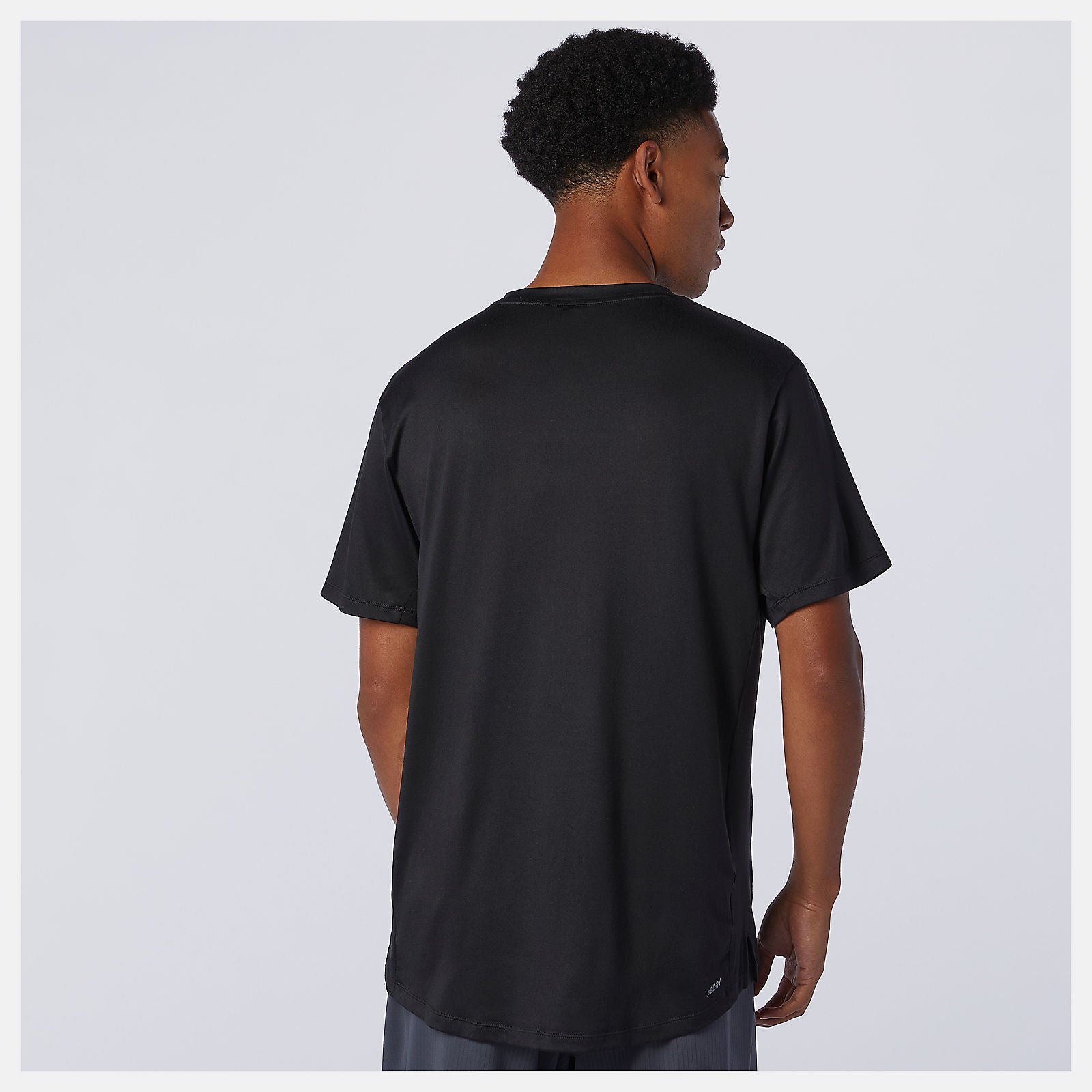 Black NB ISO Performance Tee / New Balance Men