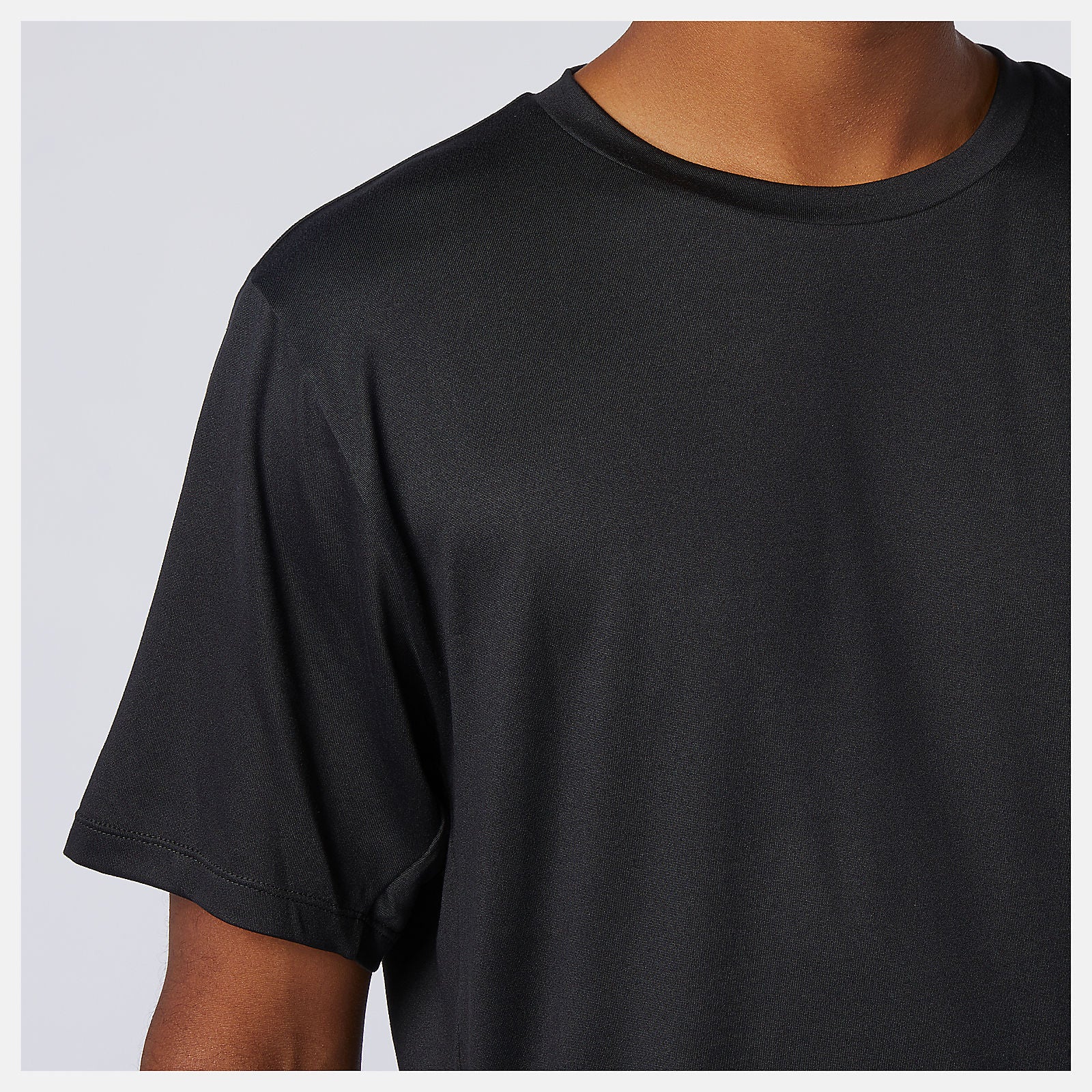 Black NB ISO Performance Tee / New Balance Men