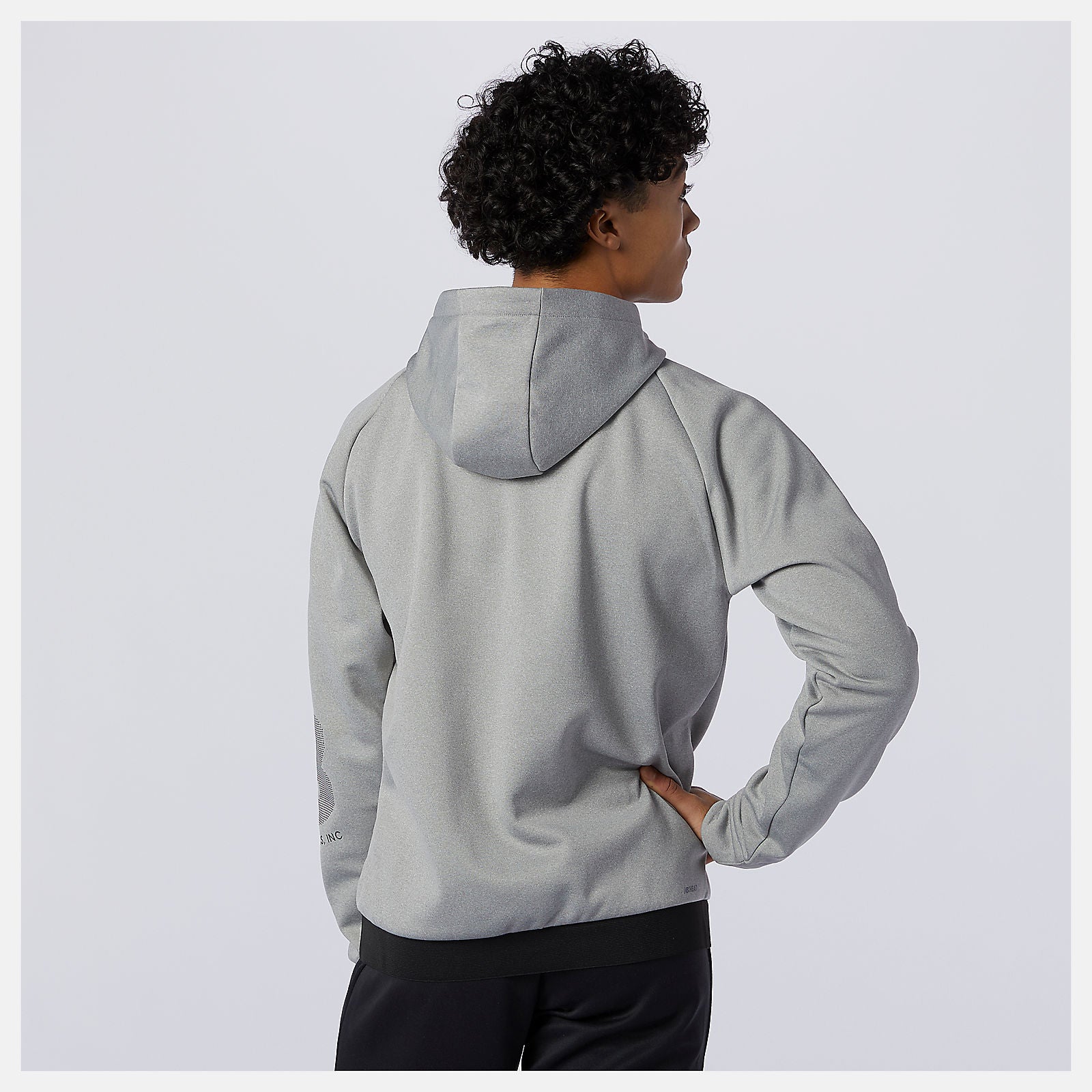Athletic Grey Tenacity Fleece Pullover / New Balance Men