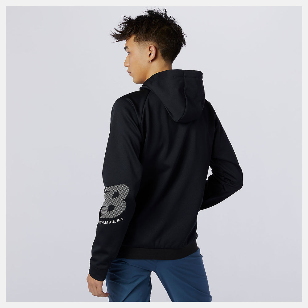 Black Tenacity Fleece Pullover / New Balance Men