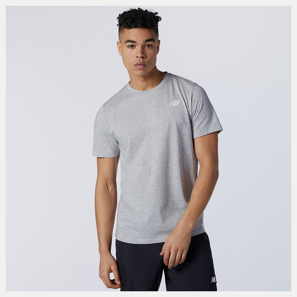 Athletic Grey Heathertech Tee / New Balance Men