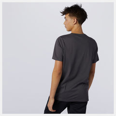Black Heather Heathertech Tee / New Balance Men