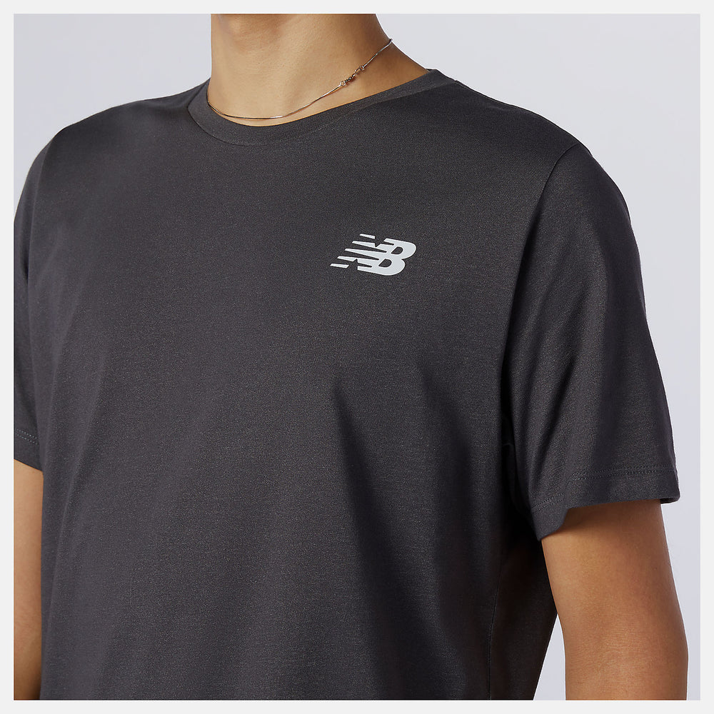 Black Heather Heathertech Tee / New Balance Men