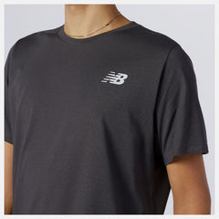 Black Heather Heathertech Tee / New Balance Men