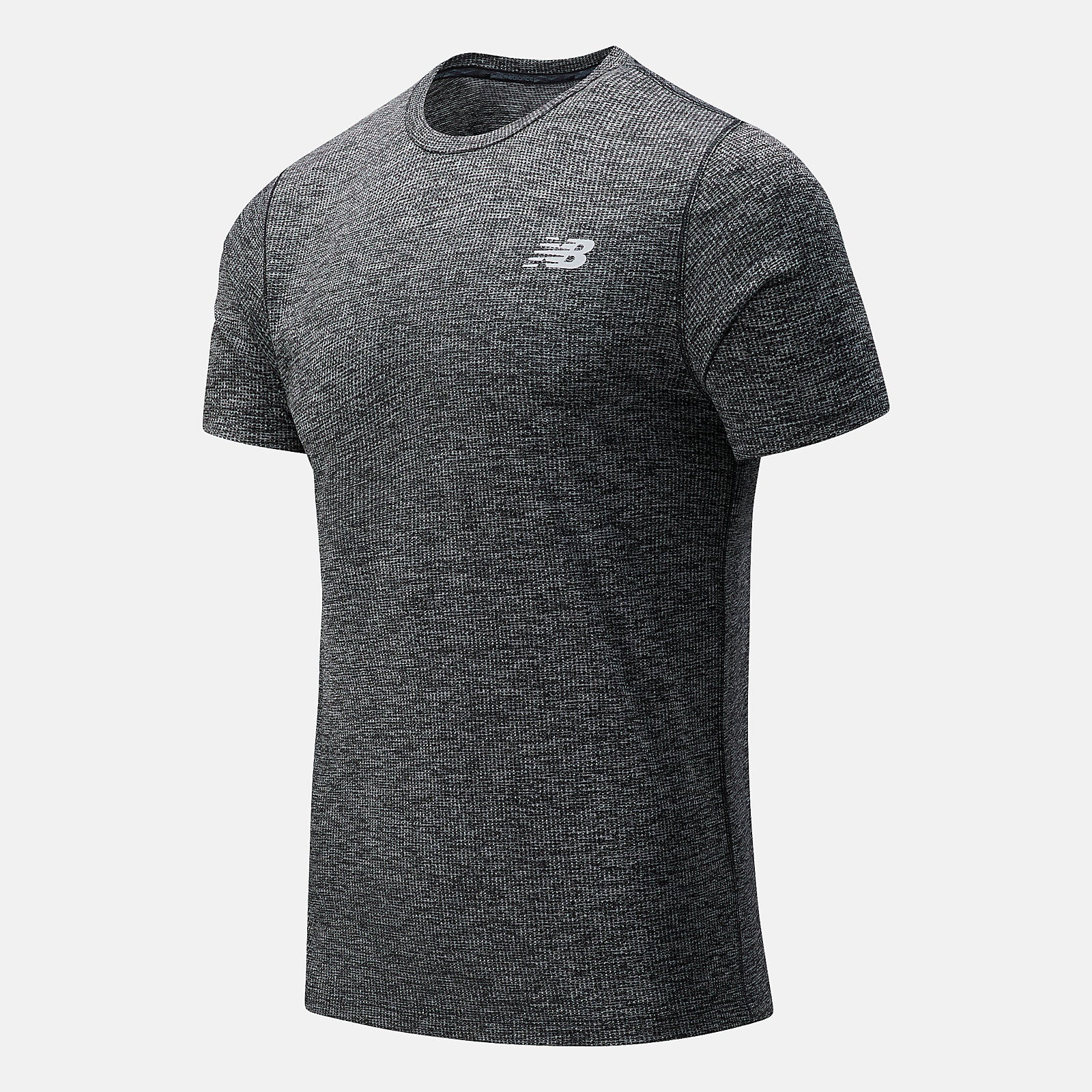 Black Heather Tenacity Tee / New Balance Men