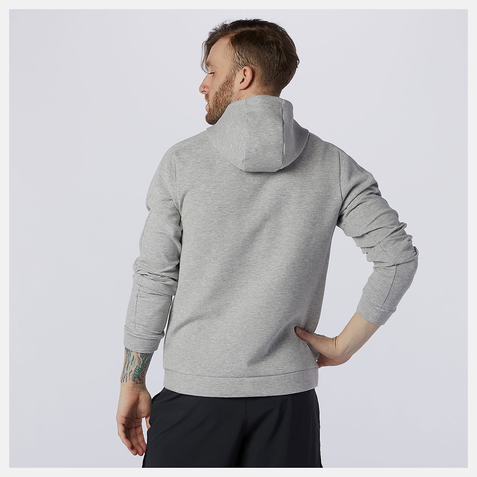 Athletic Grey Fortitech Fleece Pullover / New Balance Men