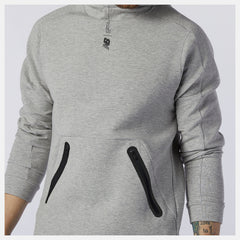 Athletic Grey Fortitech Fleece Pullover / New Balance Men