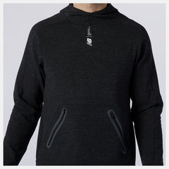 Black Heather Fortitech Fleece Pullover / New Balance Men
