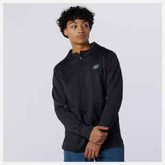Black Heather Q Speed Fuel Hoodie / New Balance Men