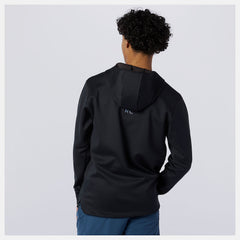 Black Heather Q Speed Fuel Hoodie / New Balance Men