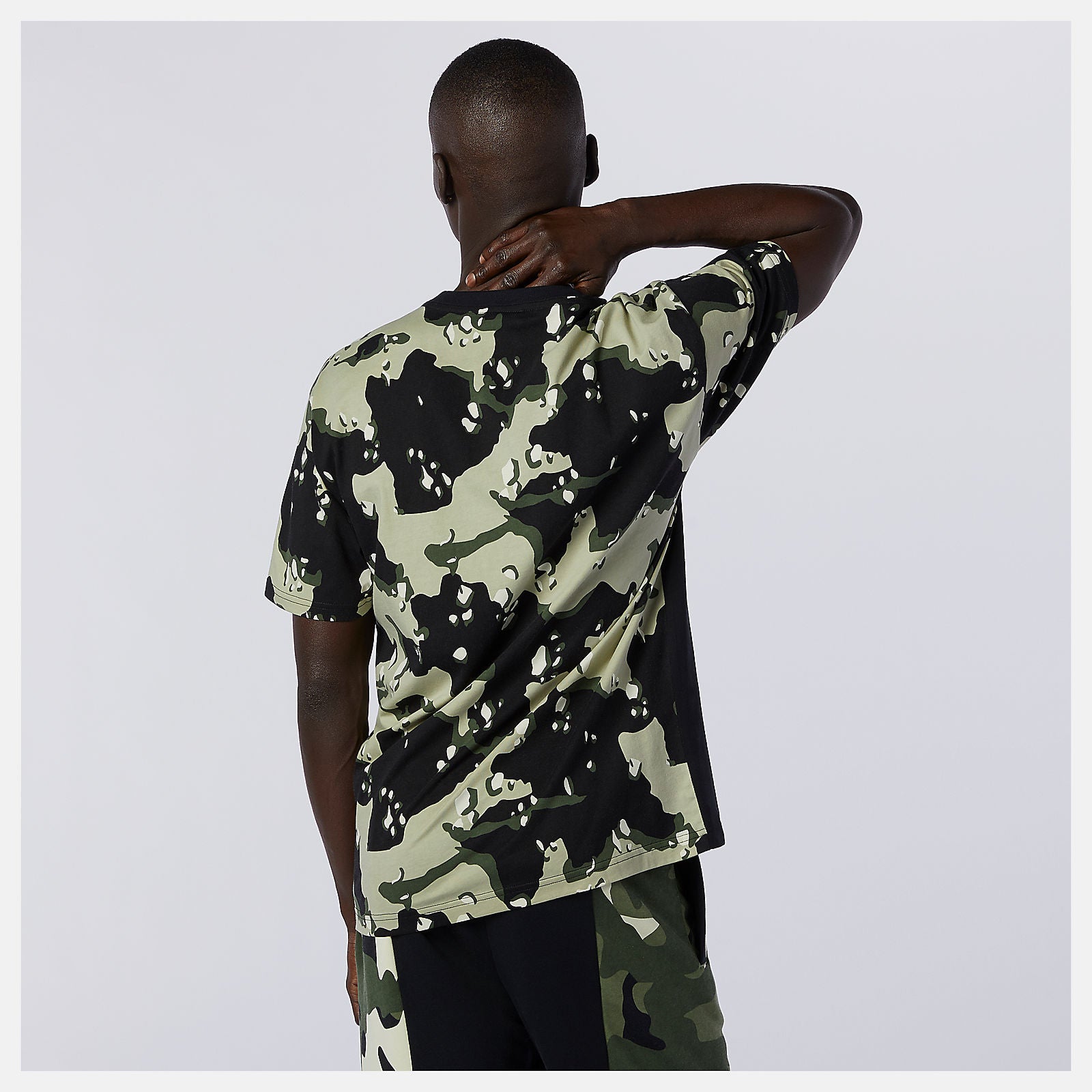 Black Multi NB Essential Camo Tee / New Balance Men